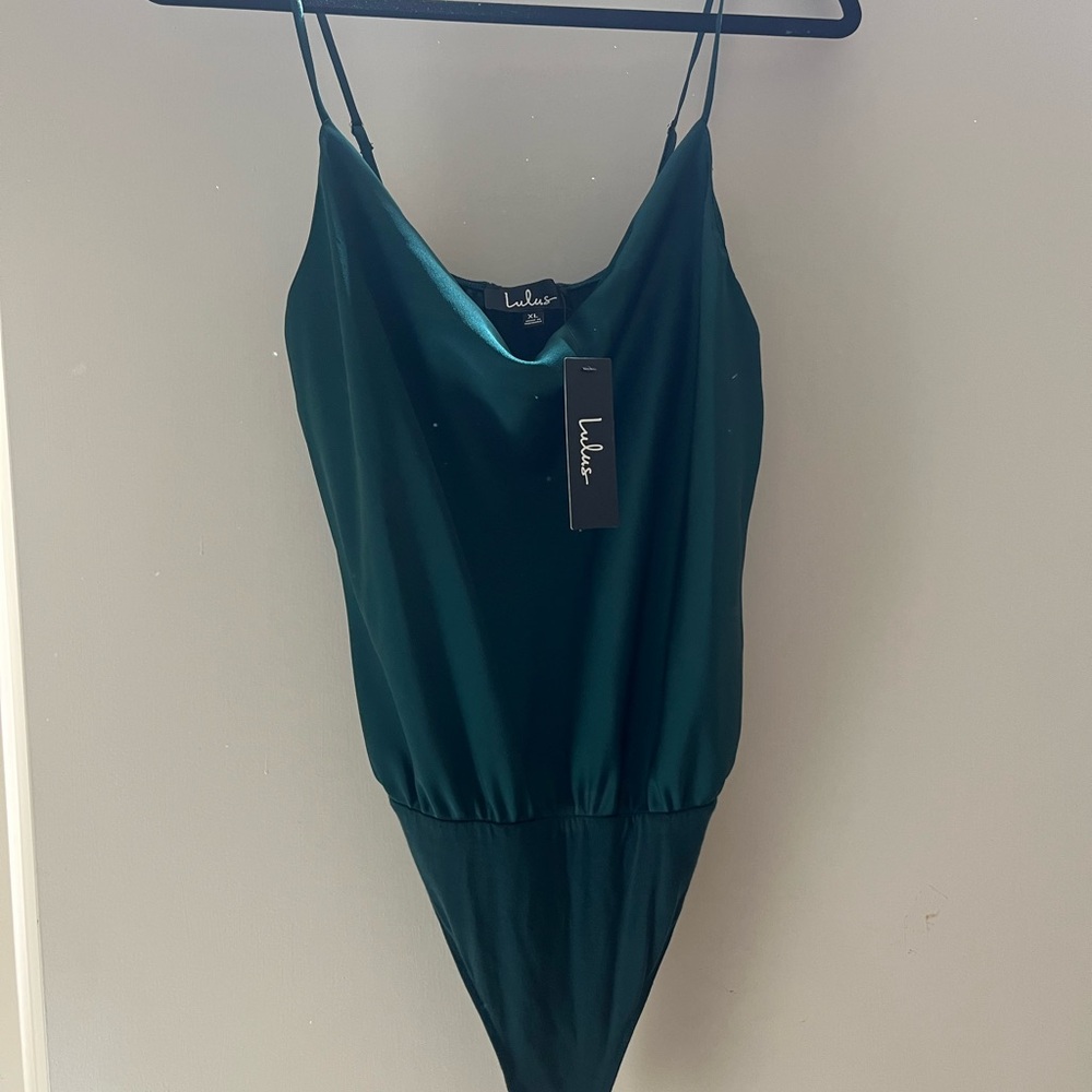 Lulu's Teal Bodysuit